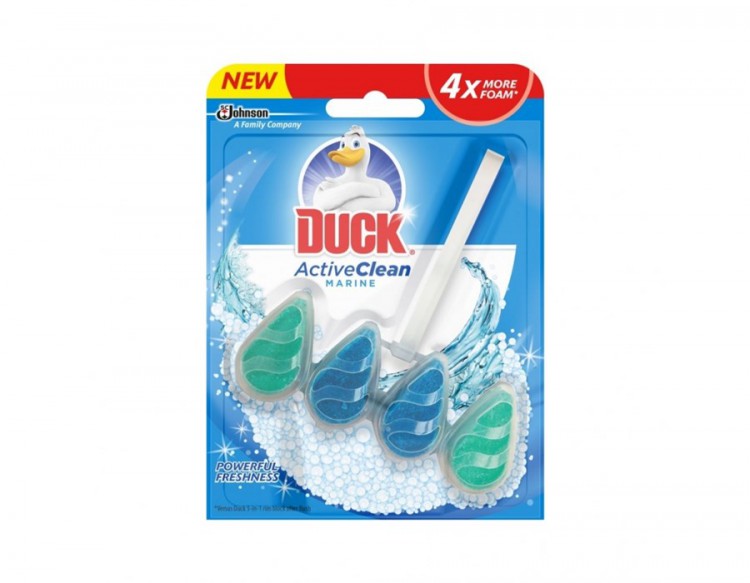 Duck Active Clean Marine 38.6g | Čistící, dezinf.prostř., dezodoranty - Přípravky na WC - Závěsy na WC a pissoárové kostky Duck Active Clean Marine 38.6g | Čistící, dezinf.prostř., dezodoranty - Přípravky na WC - Závěsy na WC a pissoárové kostky